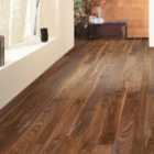 Garden Sanctuary 36 Pack Rustic Style Wood Plank Pvc Flooring - Dark Brown
