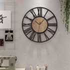 Garden Sanctuary 40Cm Decorative Wall Clock With Roman Numerals