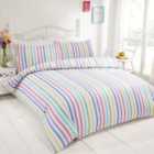 Rapport Home Candy Stripe Bc Duvet Set Single Multi