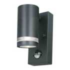 4Lite Marinus Single Direction GU10 Wall light with PIR - Anthracite