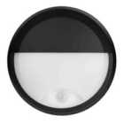 4Lite Pylus Round Eyelid Bulkhead Black PIR
