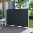 Garden Sanctuary 300Cm L X 180Cm H Metal Frame Retractable Privacy Side Awning