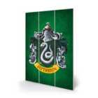 Harry Potter (colourful Crest Slytherin) Micro Wood