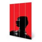 The Batman (catwoman Red) Small Wood