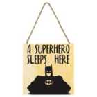 Batman (a Superhero Sleeps Here) Wooden Block