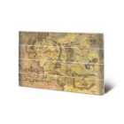 The Lord Of The Rings (middle Earth Map) Small Wood
