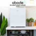 Abode A25THBC102W 25L Quiet Cooler Freestanding Table Top Mini Fridge - White