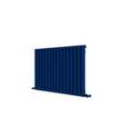 Carisa Tallis Aluminium Radiator 600 X 950Mm Navy Blue