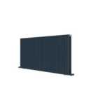 Carisa Monza Double Panel Aluminium Radiator 600 X 1230Mm Anthtracite
