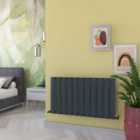 Carisa Step Aluminium Radiator 600 X 1040Mm Anthtracite