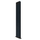 Carisa Monza Double Panel Aluminium Radiator 1800 X 280Mm Black