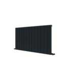Carisa Nemo Aluminium Radiator 600 X 1230Mm Black