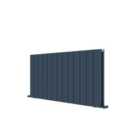 Carisa Nemo Double Panel Anthtracite Aluminium Radiator 600 X 1230Mm