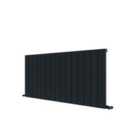 Carisa Nemo Aluminium Radiator 600 X 1420Mm Black