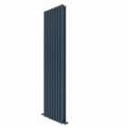 Carisa Tallis Double Panel Aluminium Radiator 1800 X 470Mm Anthtracite