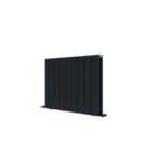 Carisa Nemo Double Panel Aluminium Radiator 600 X 850Mm Black