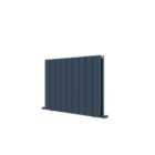 Carisa Nemo Double Panel Anthtracite Aluminium Radiator 600 X 850Mm