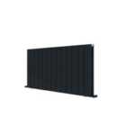 Carisa Nemo Double Panel Aluminium Radiator 600 X 1230Mm Black