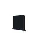 Carisa Monza Double Panel Aluminium Radiator 600 X 660Mm Black