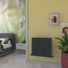 Carisa Step Aluminium Radiator 600 X 660Mm Anthtracite