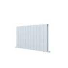 Carisa Chambord Double Panel Aluminium Radiator 600 X 1095Mm White