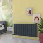 Carisa Step Aluminium Radiator 600 X 1230Mm Anthtracite