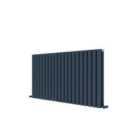 Carisa Tallis Double Panel Aluminium Radiator 600 X 1190Mm Anthtracite