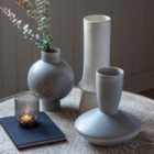 Gallery Direct Texas Vase Grey 210x210x280mm