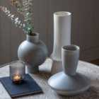Gallery Direct Ozark Vase White 170x170x440mm