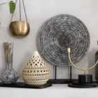 Gallery Direct Wilma Vase Mottled Brown 190x190x390mm