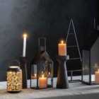 Gallery Direct Lambeth Candlestick Small Black (s/2)