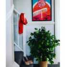 Artificial Ficus Tree Plant Green Extra Large Bushy Ficus 120Cm 4Ft Realistic Botanik