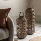 Gallery Direct Buru Lantern Large Brown