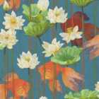 Muriva Lagoon Blue Wallpaper