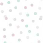 Muriva Dotty Pink & Teal Wallpaper