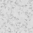 Muriva Japandi Leaf Grey Wallpaper