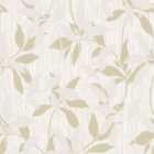 Muriva Hudson Leaf Trail Cream Wallpaper
