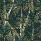 Muriva Elah Tree Green Wallpaper
