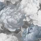 Muriva Doretta Floral Blue Wallpaper