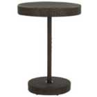 vidaXL Garden Table Brown 75.5x106 cm Poly Rattan
