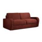 Jay-Be ® Deco Sofa Bed With E-sprung Mattress - Three Seater - Brushed Twill Burnt Amber***
