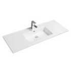 Limoge® 4012 Ceramic 121Cm Thin-edge Inset Basin With Rectangular Bowl