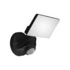 Eglo Pagino LED Black Plastic Wall Spotlight With Sensor