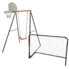 Hedstrom Triton Multiplay Swing, Goal and Basket Ball Hoop Set