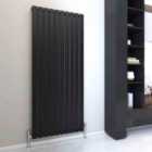 Mcc Designer Flat Panel Single Radiator 1800 X 680Mm Black
