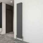 Mcc Designer Flat Panel Double Radiator 1800 X 272Mm Anthracite