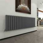 Mcc Designer Flat Panel Double Radiator 600 X 1428Mm Anthracite