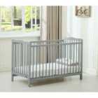 MCC Brooklyn Baby Cot Crib Grey With Mattress