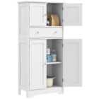 Homcom Kitchen Cupboard Kitchen Cabinet W/ Drawer - White