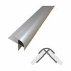 External Corner Satin Aluminium 2400mm